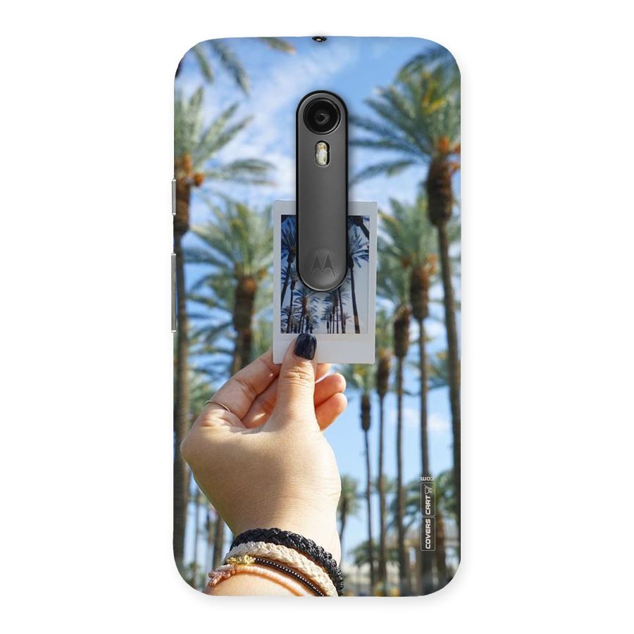 Beach Trees Back Case for Moto G Turbo