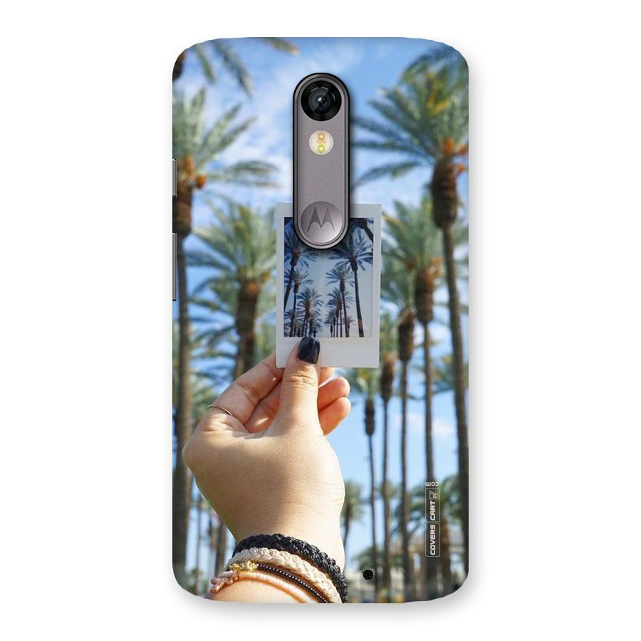 Beach Trees Back Case for Moto X Force
