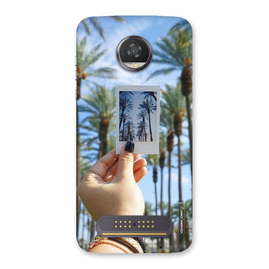 Beach Trees Back Case for Moto Z2 Play