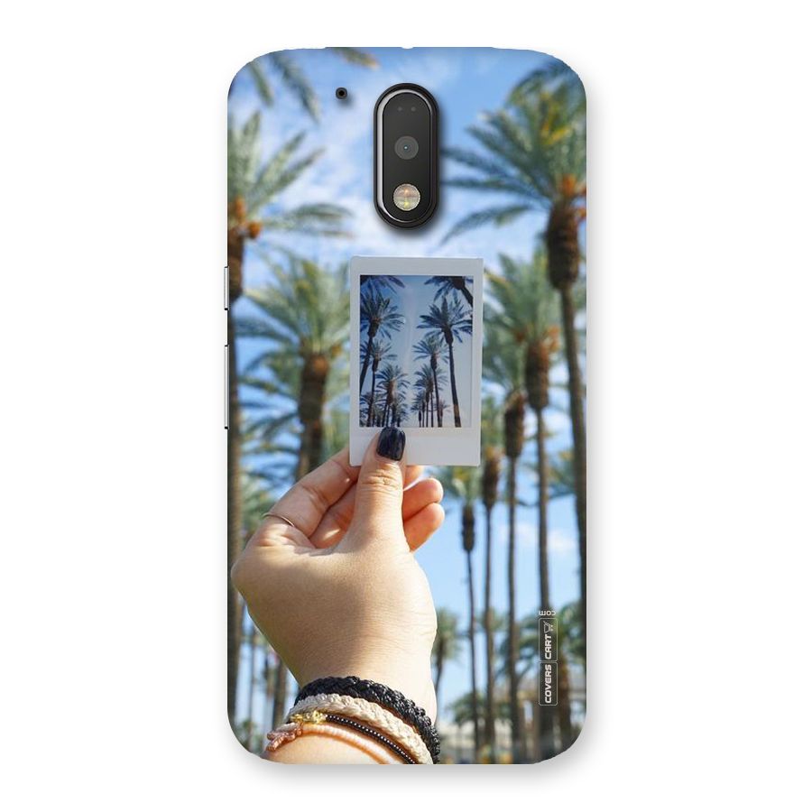 Beach Trees Back Case for Motorola Moto G4