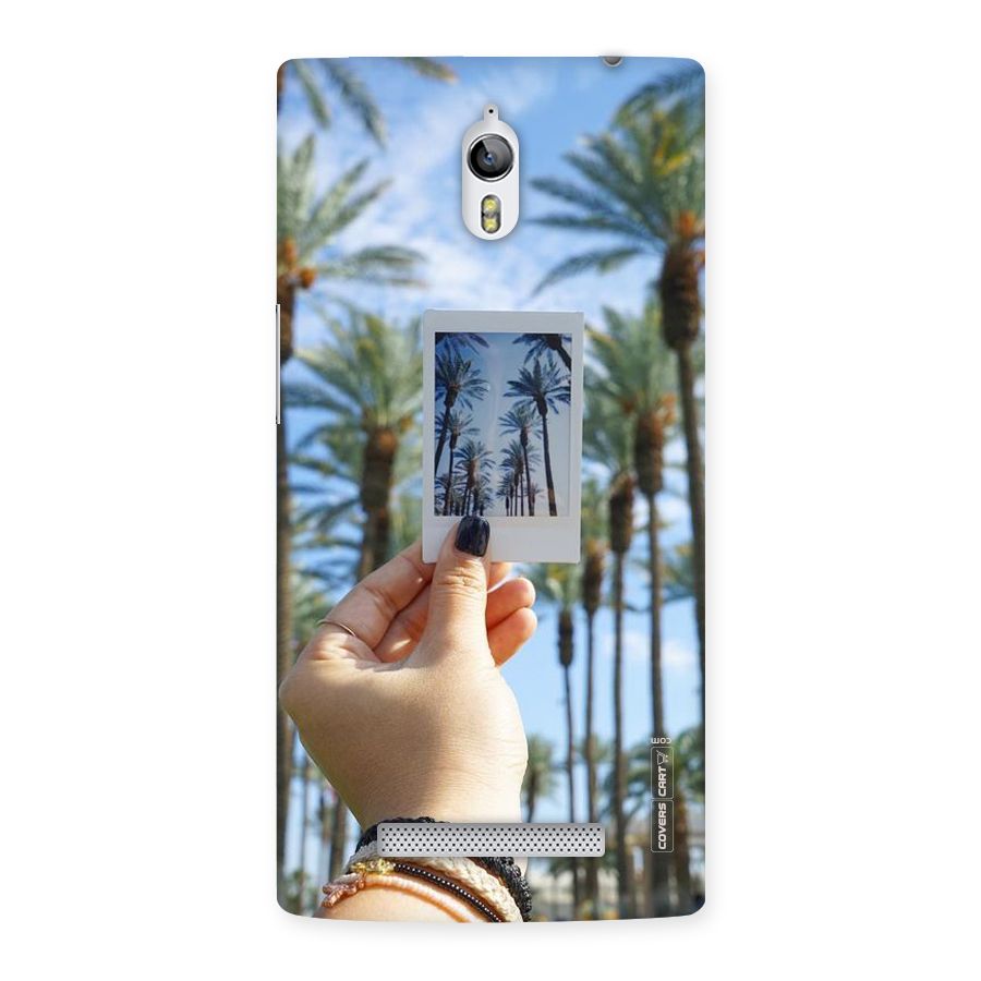 Beach Trees Back Case for Oppo Find 7