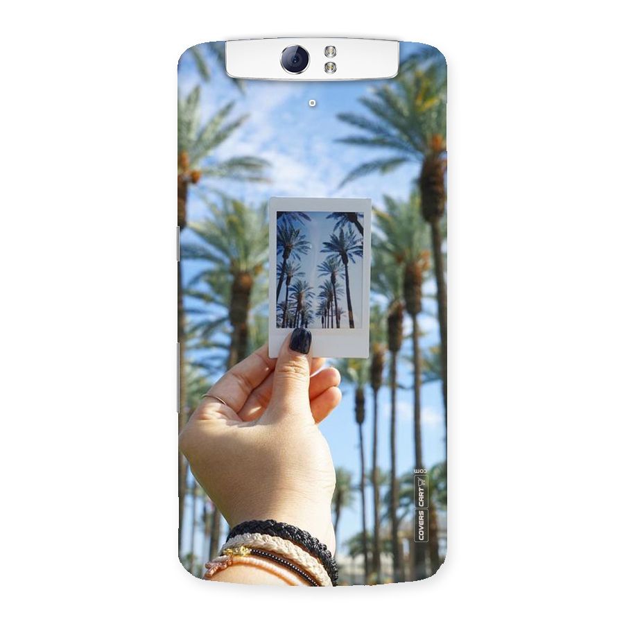 Beach Trees Back Case for Oppo N1