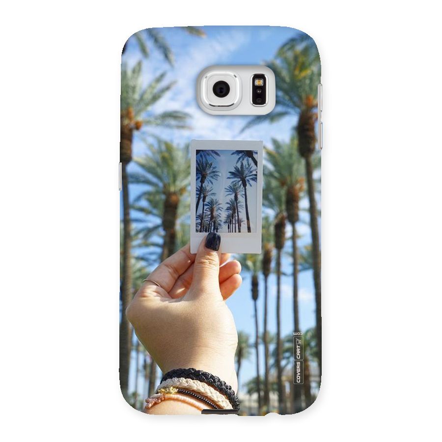 Beach Trees Back Case for Samsung Galaxy S6