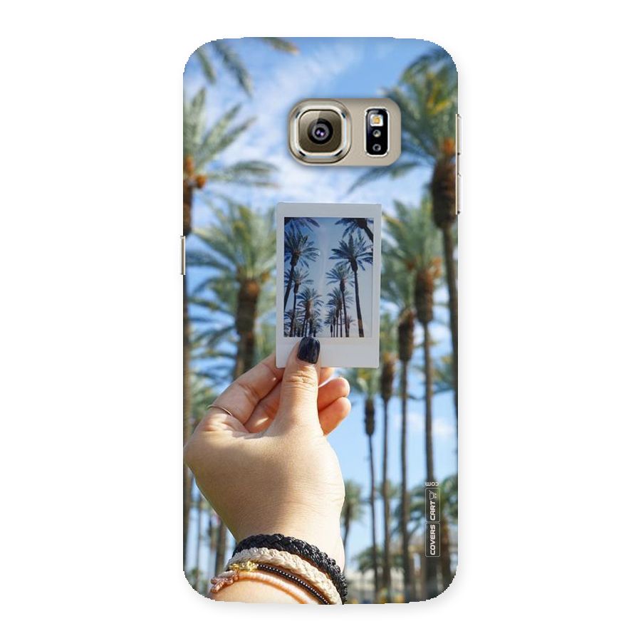 Beach Trees Back Case for Samsung Galaxy S6 Edge