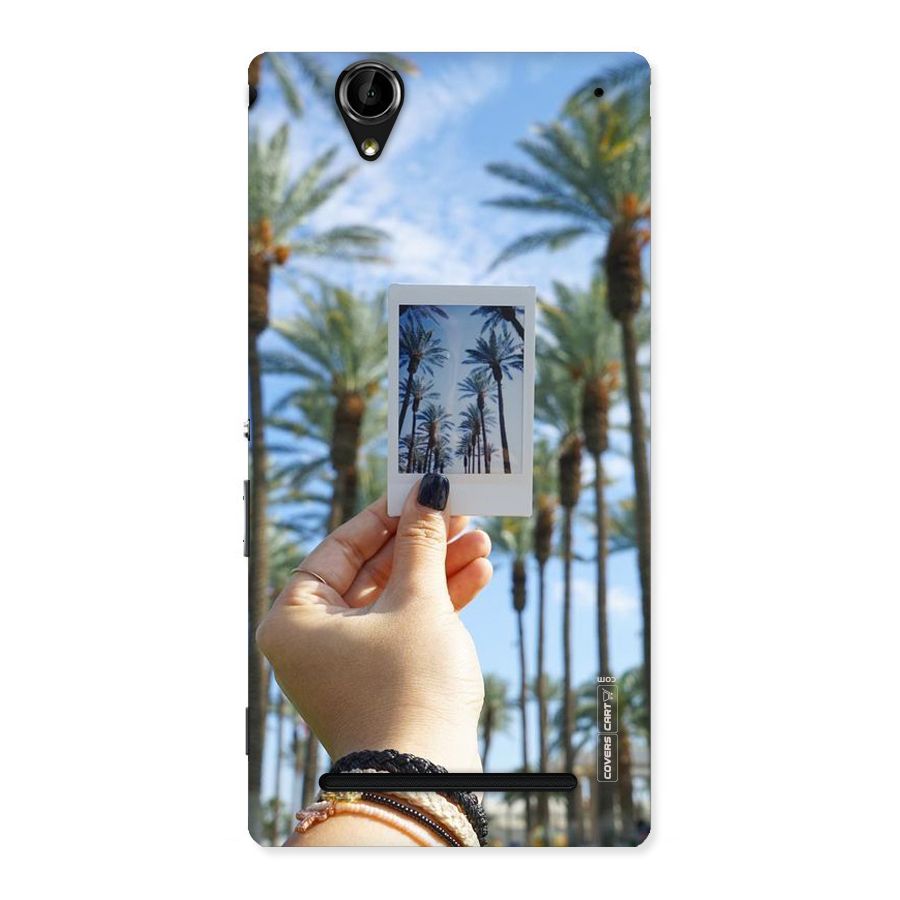 Beach Trees Back Case for Sony Xperia T2