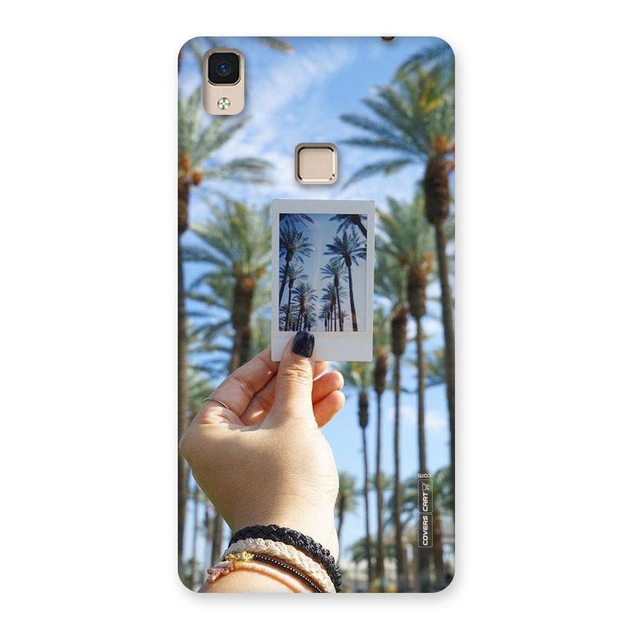 Beach Trees Back Case for V3 Max
