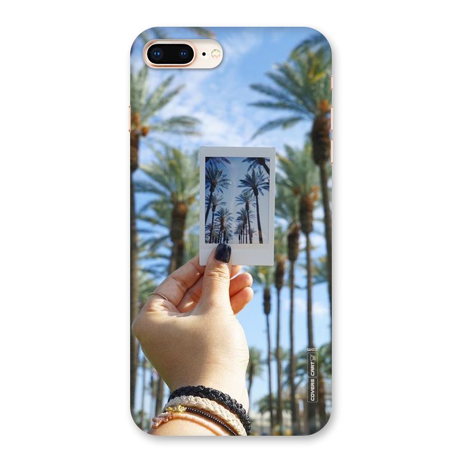 Beach Trees Back Case for iPhone 8 Plus