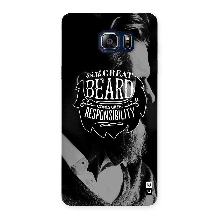 Beard Responsibility Quote Back Case for Galaxy Note 5