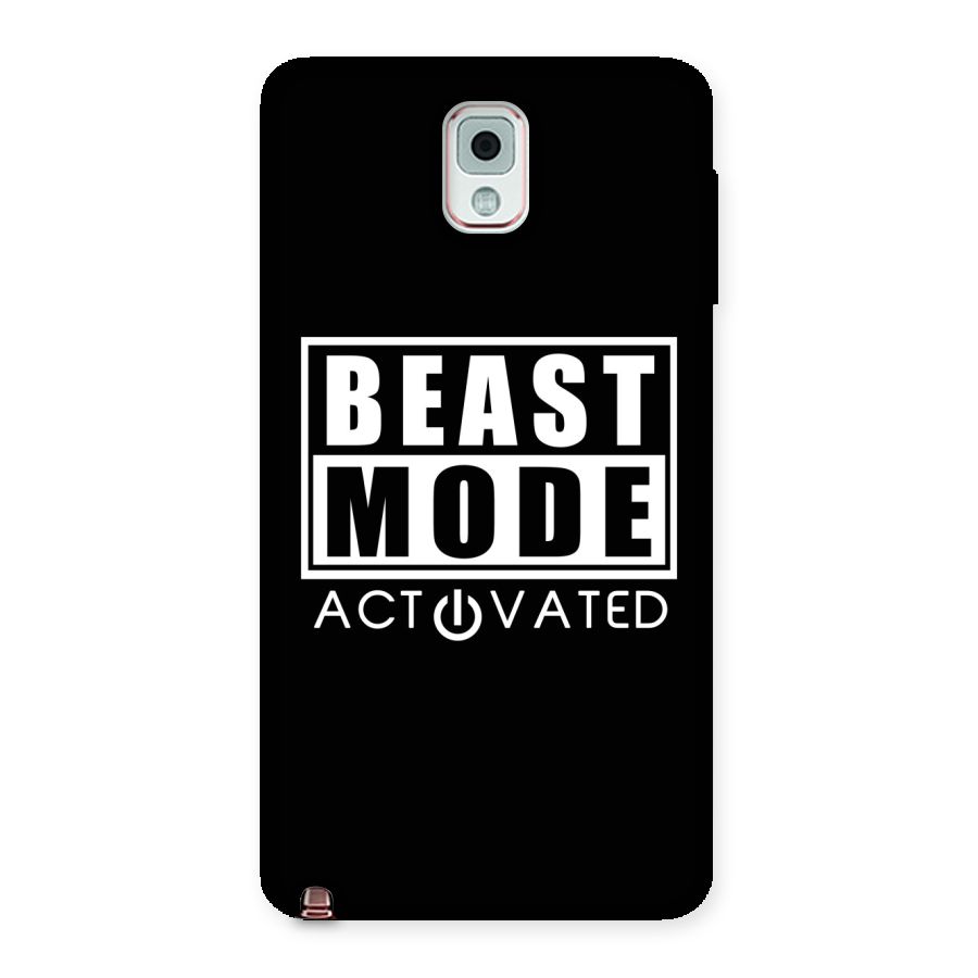 Beast Mode Activated Back Case for Galaxy Note 3