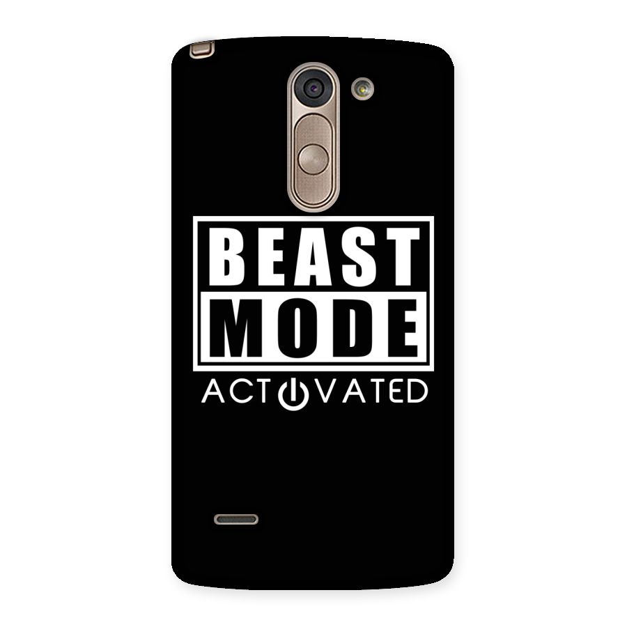 Beast Mode Activated Back Case for LG G3 Stylus
