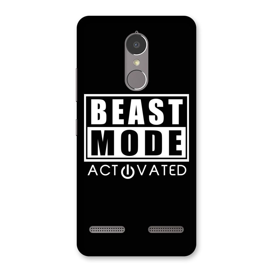 Beast Mode Activated Back Case for Lenovo K6