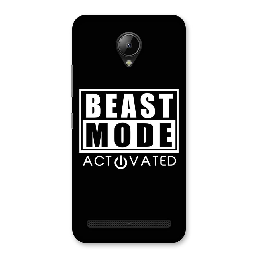 Beast Mode Activated Back Case for Lenovo C2
