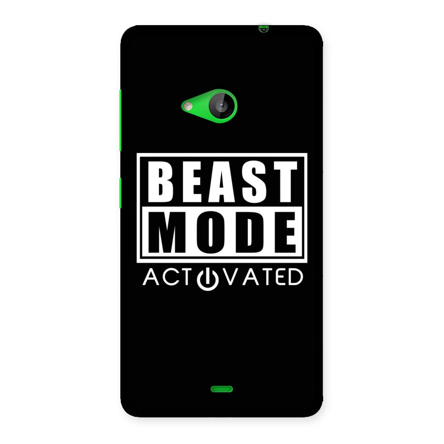 Beast Mode Activated Back Case for Lumia 535