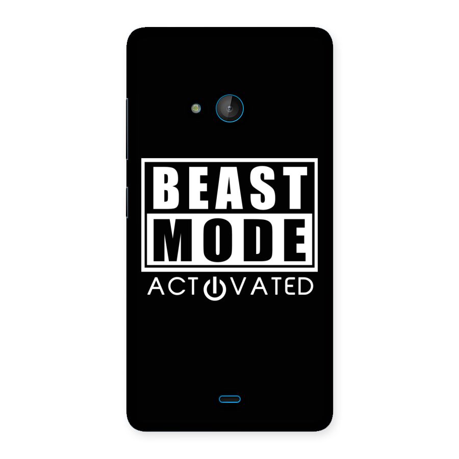 Beast Mode Activated Back Case for Lumia 540