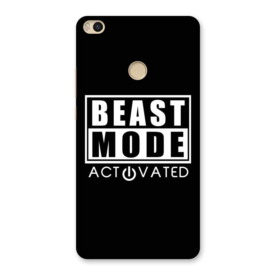 Beast Mode Activated Back Case for Mi Max 2