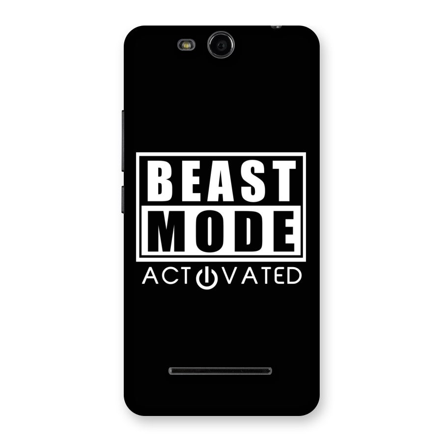 Beast Mode Activated Back Case for Micromax Canvas Juice 3 Q392