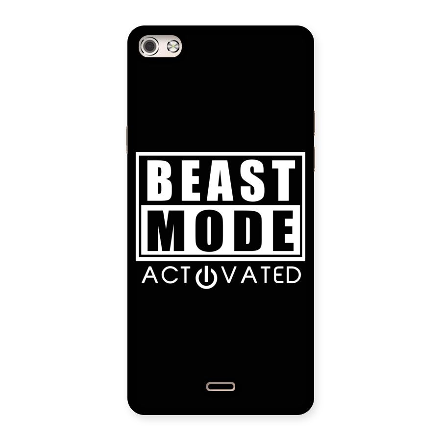 Beast Mode Activated Back Case for Micromax Canvas Silver 5