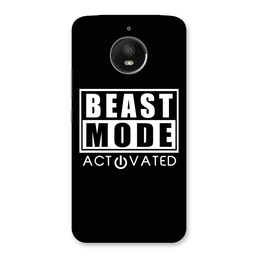 Beast Mode Activated Back Case for Moto E4 Plus