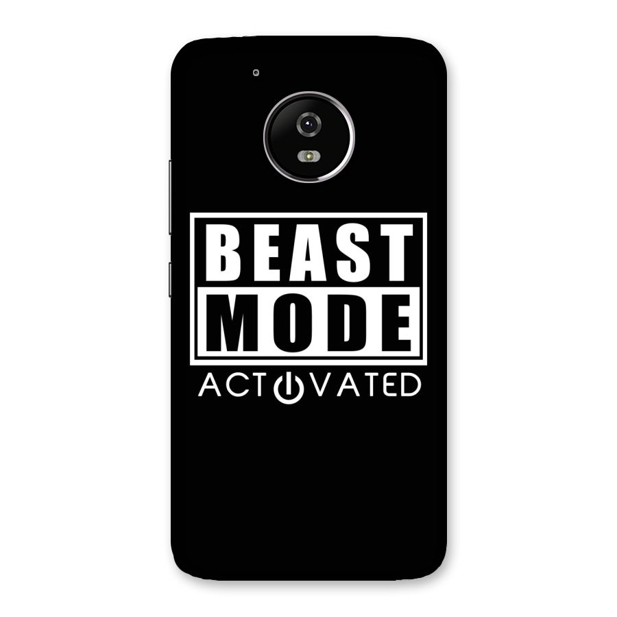 Beast Mode Activated Back Case for Moto G5
