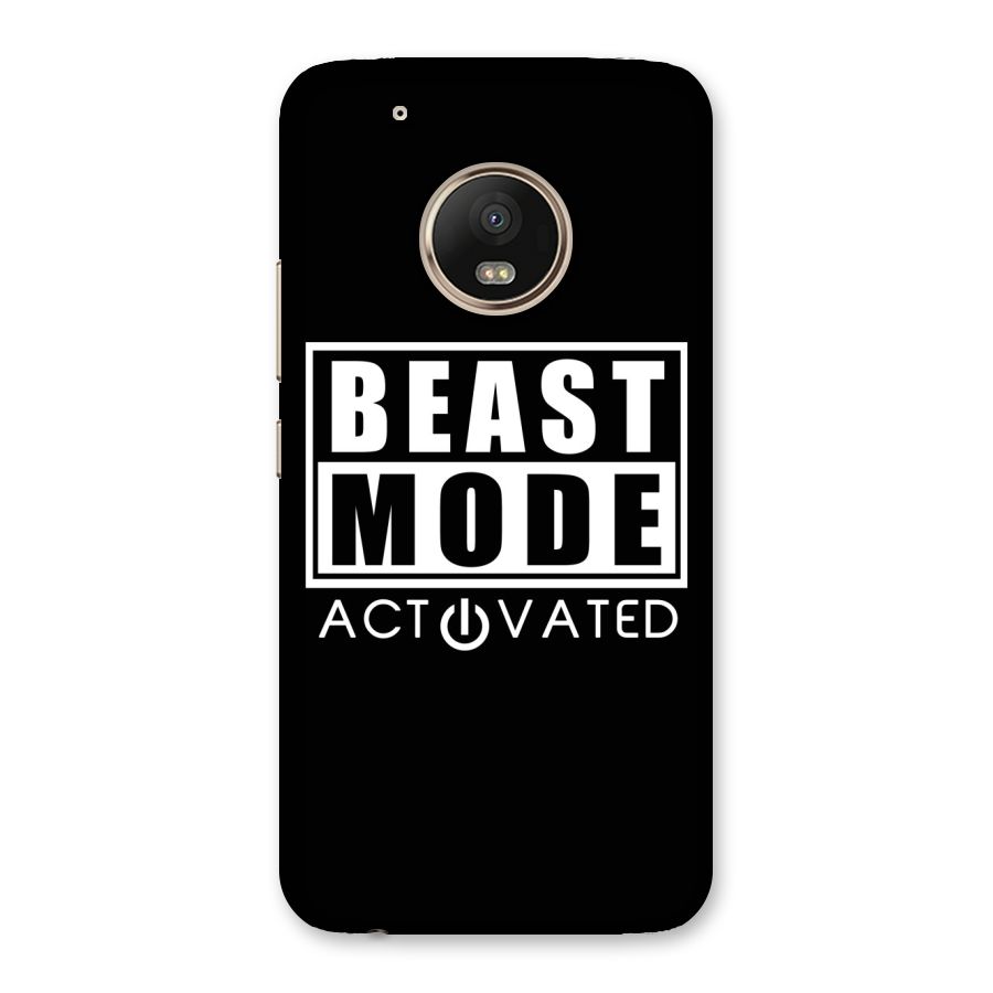 Beast Mode Activated Back Case for Moto G5 Plus