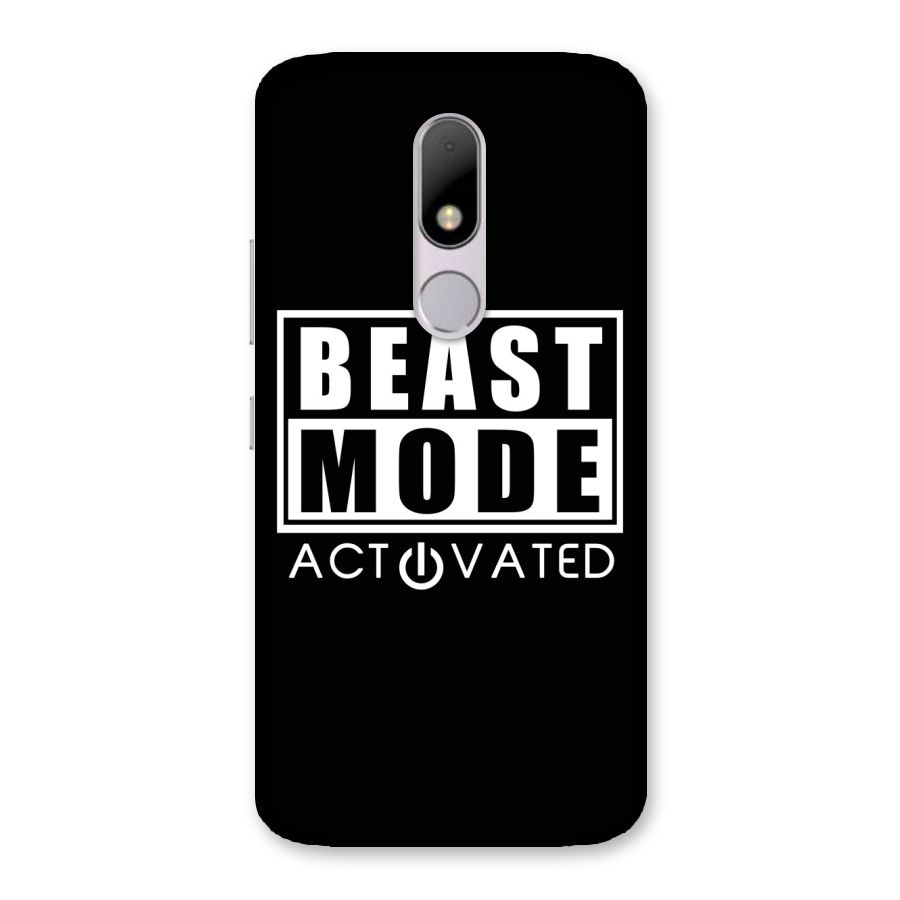 Beast Mode Activated Back Case for Moto M