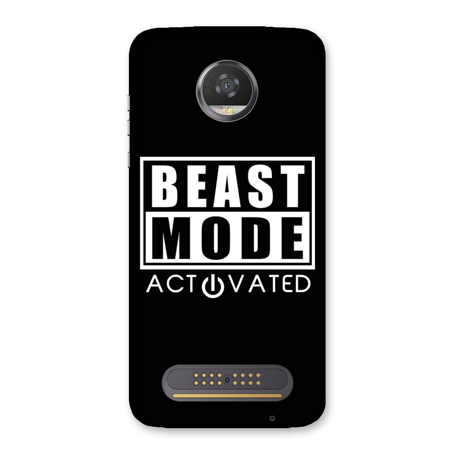 Beast Mode Activated Back Case for Moto Z2 Play