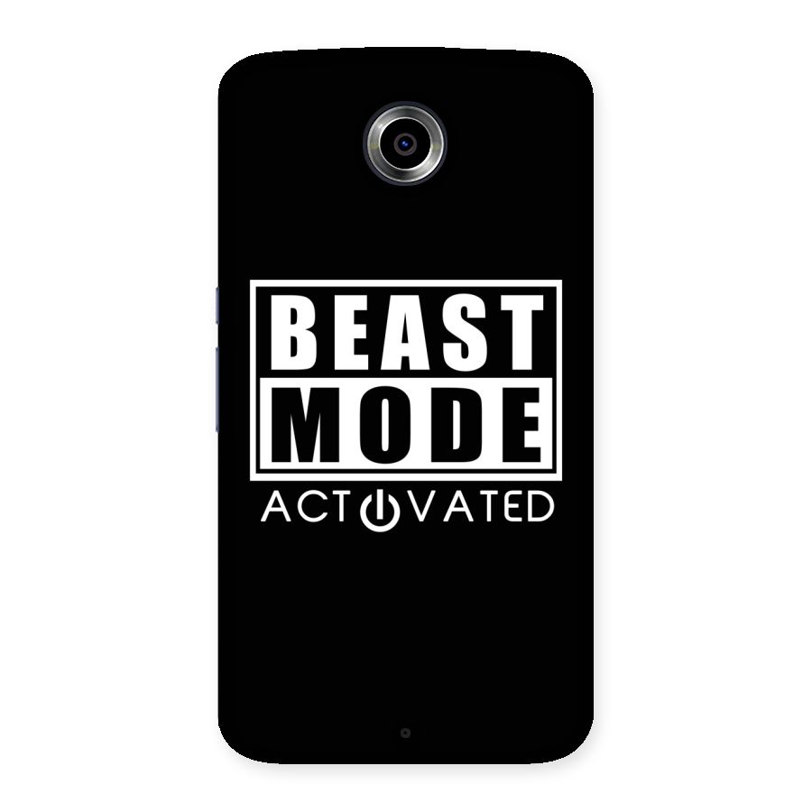 Beast Mode Activated Back Case for Nexsus 6