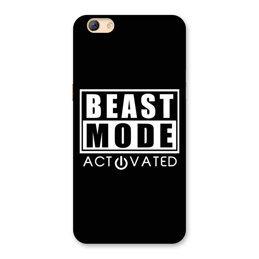 Beast Mode Activated Back Case for Oppo F3 Plus