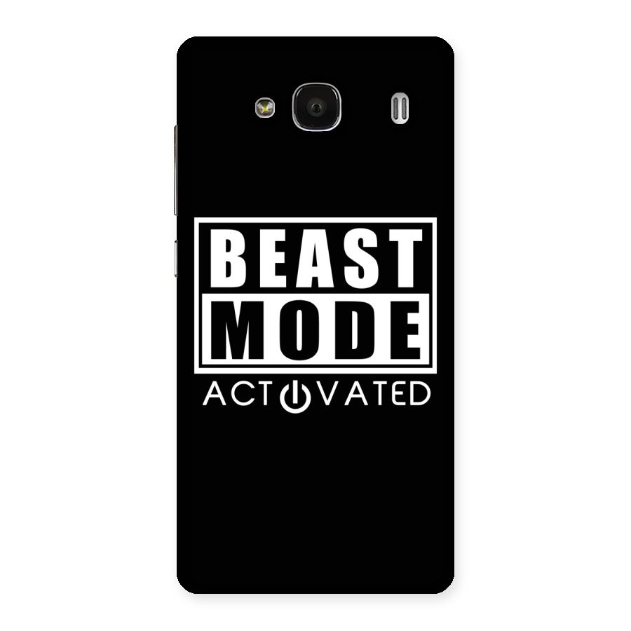 Beast Mode Activated Back Case for Redmi 2