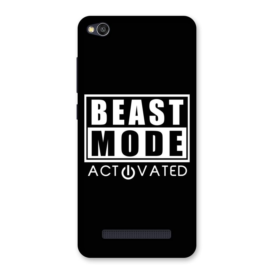 Beast Mode Activated Back Case for Redmi 4A
