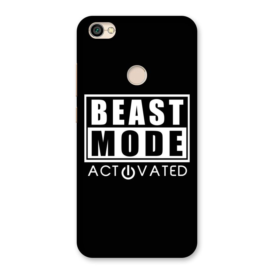 Beast Mode Activated Back Case for Redmi Y1 2017