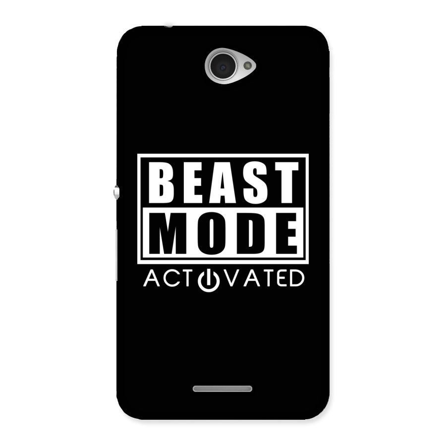 Beast Mode Activated Back Case for Sony Xperia E4