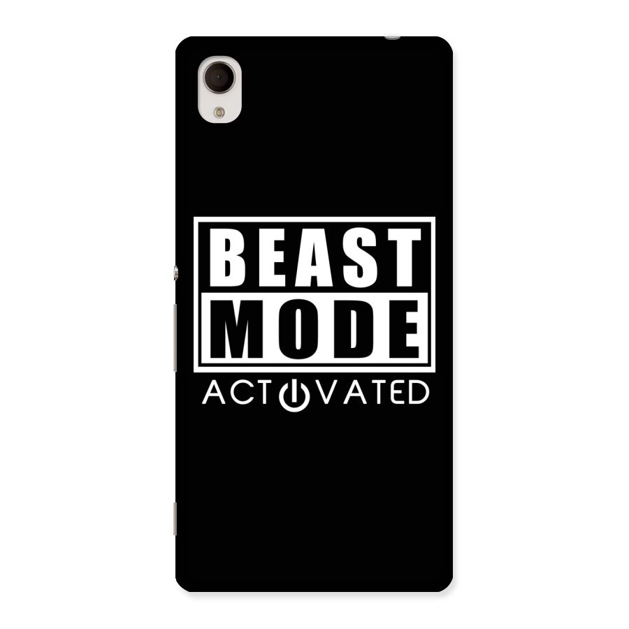 Beast Mode Activated Back Case for Sony Xperia M4