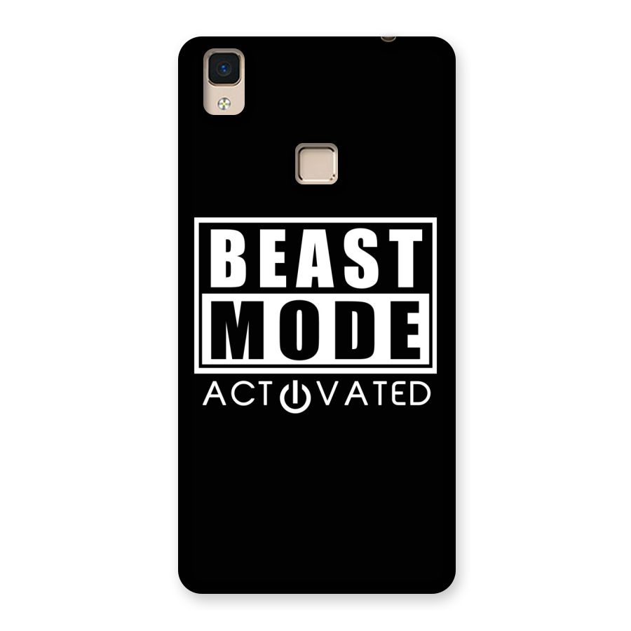 Beast Mode Activated Back Case for V3 Max