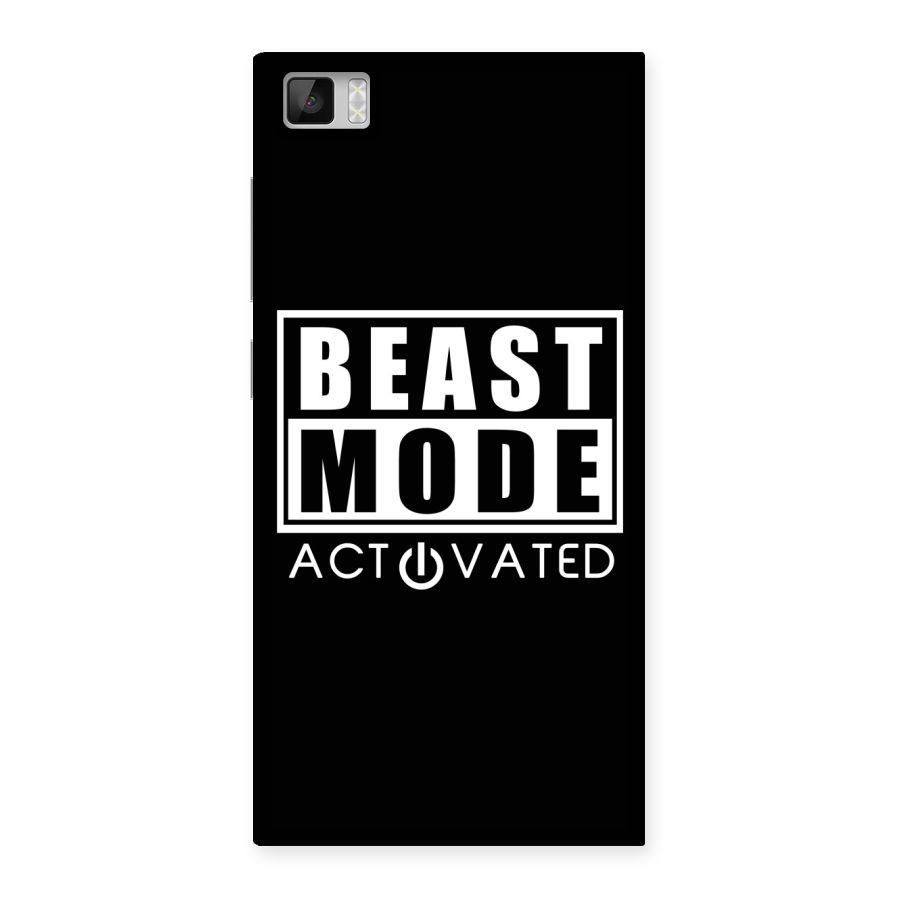 Beast Mode Activated Back Case for Xiaomi Mi3