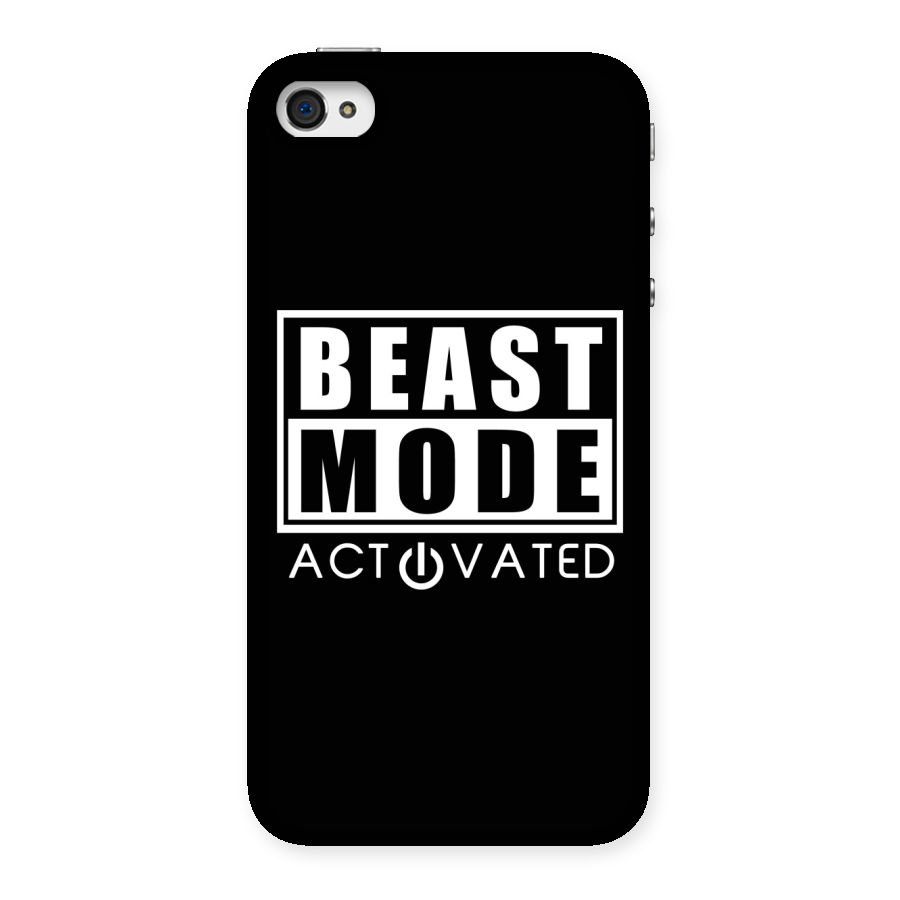 Beast Mode Activated Back Case for iPhone 4 4s