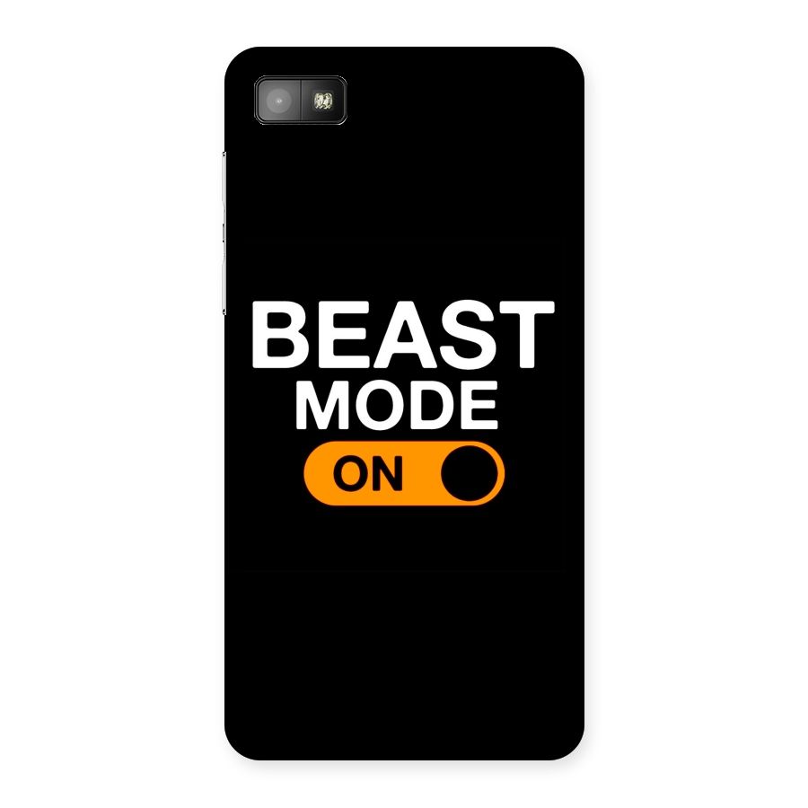 Beast Mode Switched On Back Case for Blackberry Z10