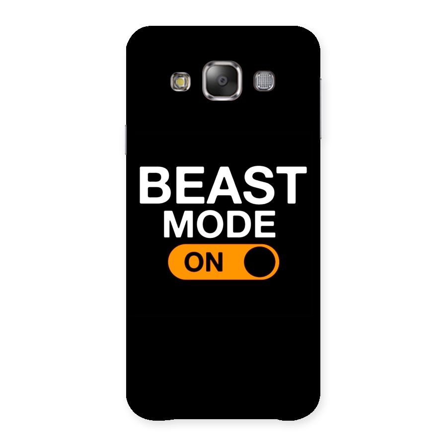 Beast Mode Switched On Back Case for Galaxy E7