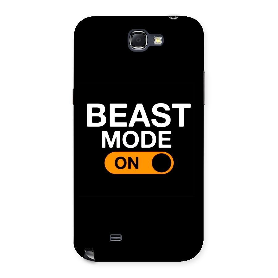Beast Mode Switched On Back Case for Galaxy Note 2