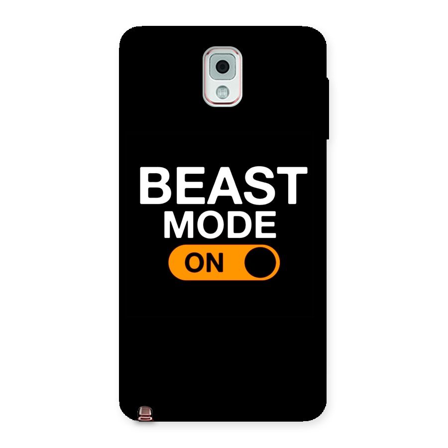 Beast Mode Switched On Back Case for Galaxy Note 3