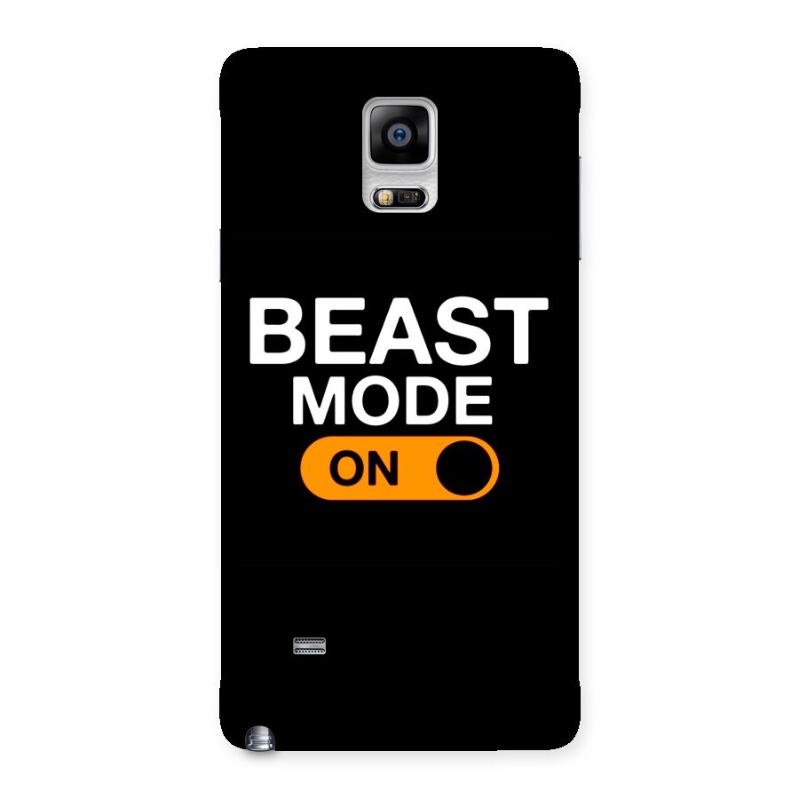 Beast Mode Switched On Back Case for Galaxy Note 4