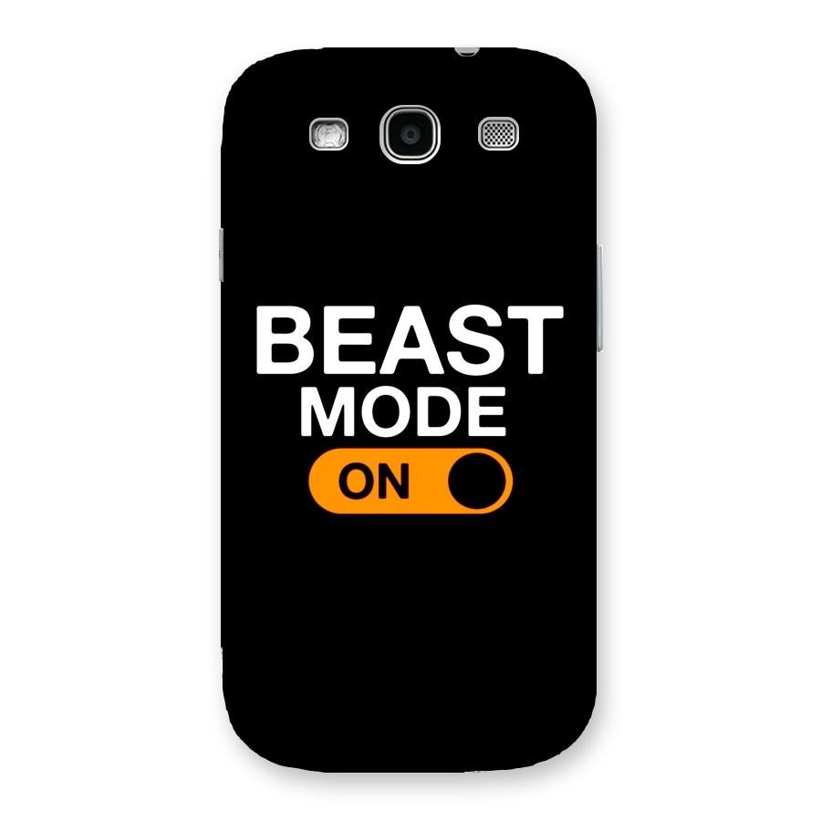 Beast Mode Switched On Back Case for Galaxy S3