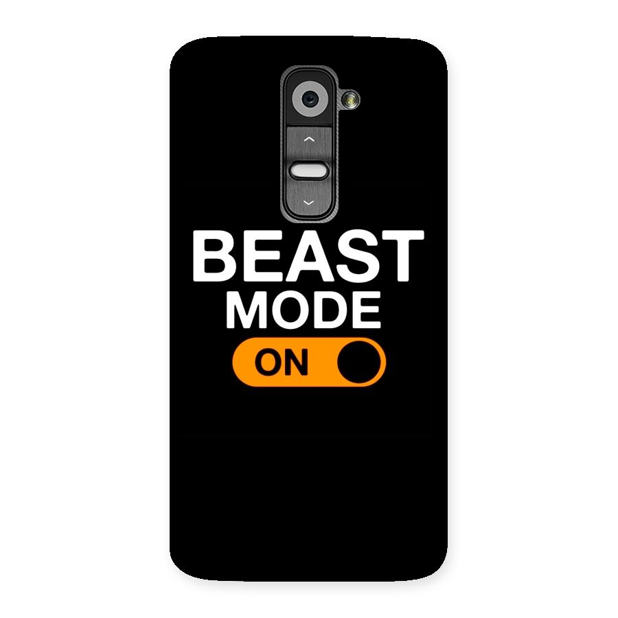 Beast Mode Switched On Back Case for LG G2