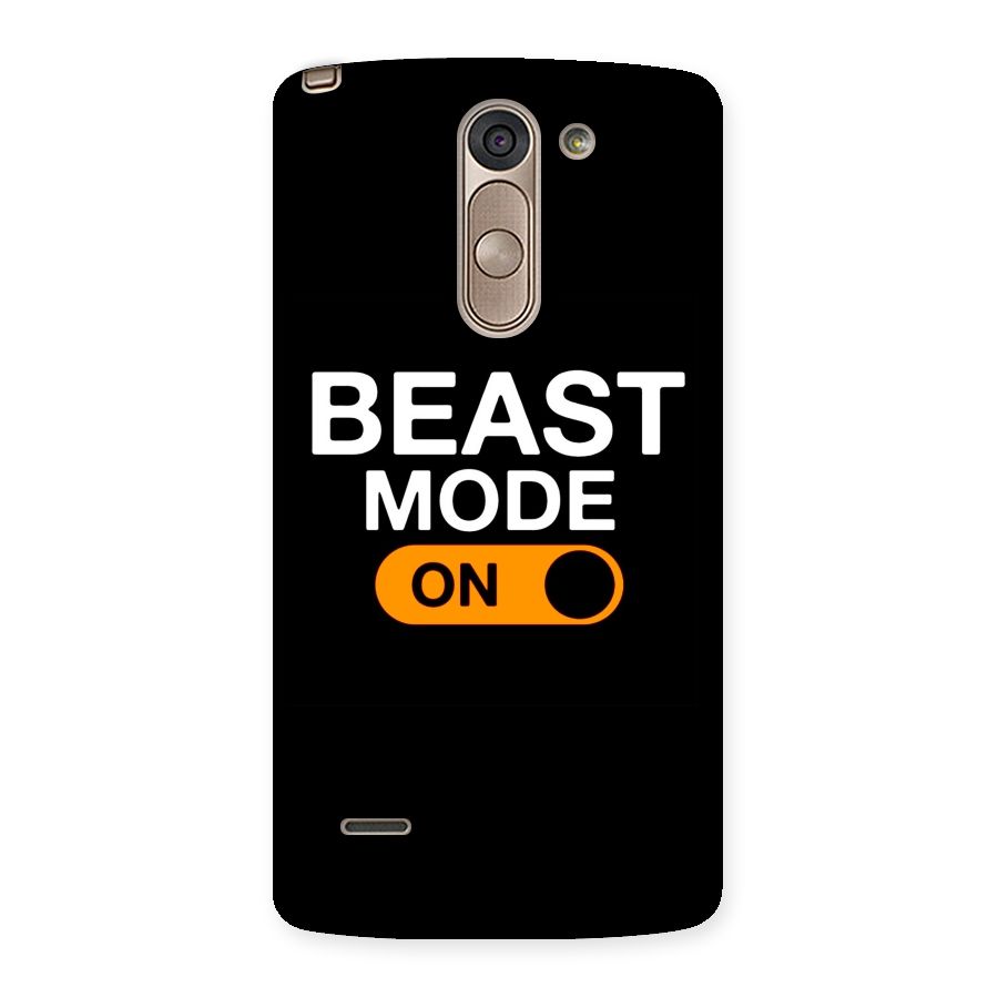 Beast Mode Switched On Back Case for LG G3 Stylus