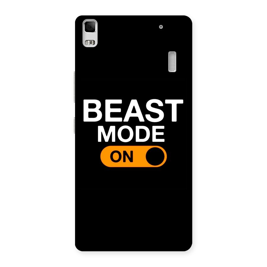Beast Mode Switched On Back Case for Lenovo K3 Note
