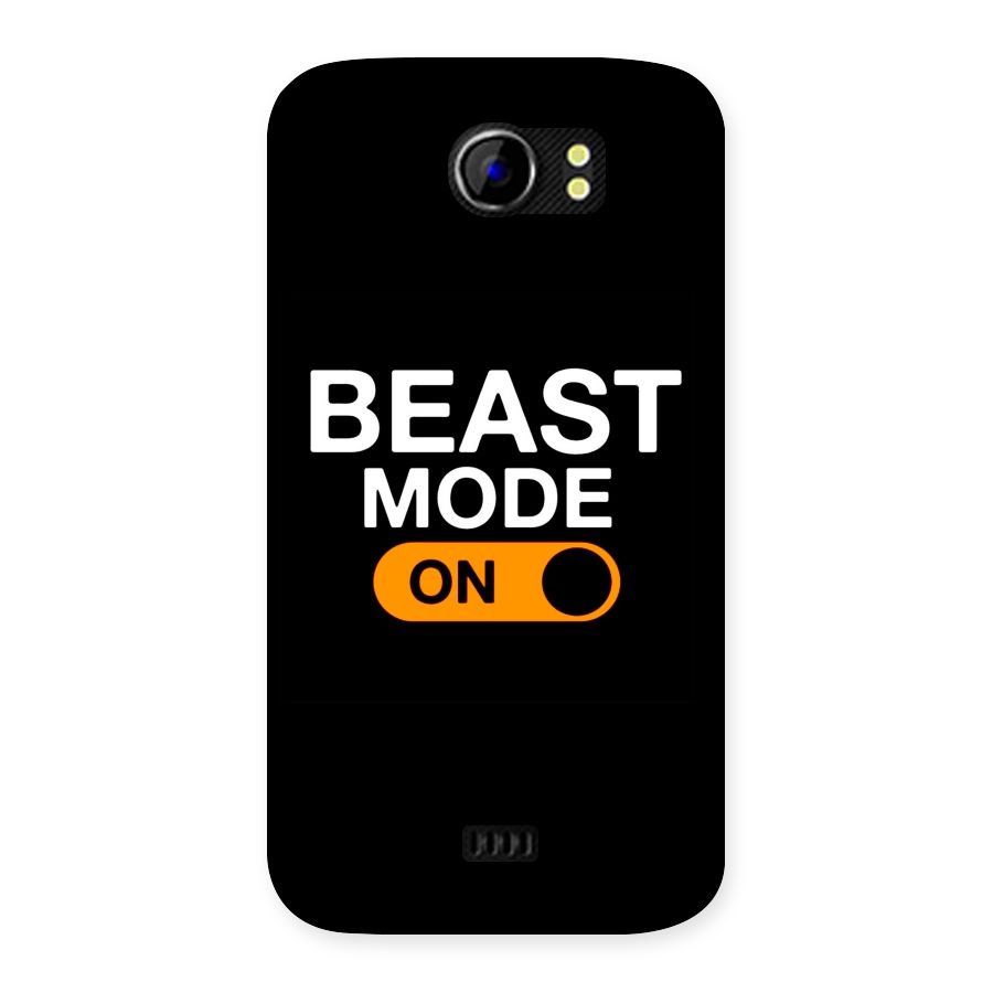 Beast Mode Switched On Back Case for Micromax Canvas 2 A110