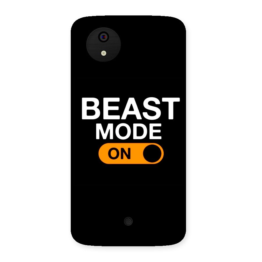 Beast Mode Switched On Back Case for Micromax Canvas A1