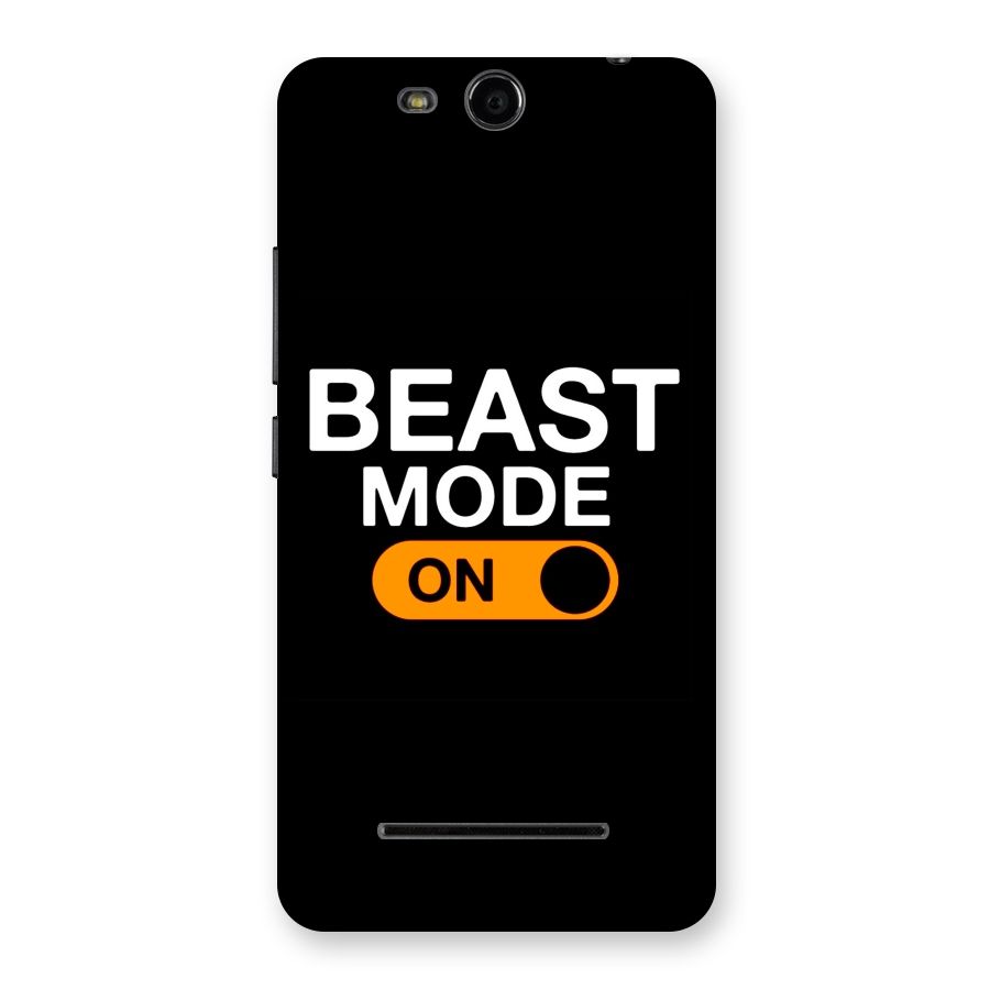Beast Mode Switched On Back Case for Micromax Canvas Juice 3 Q392