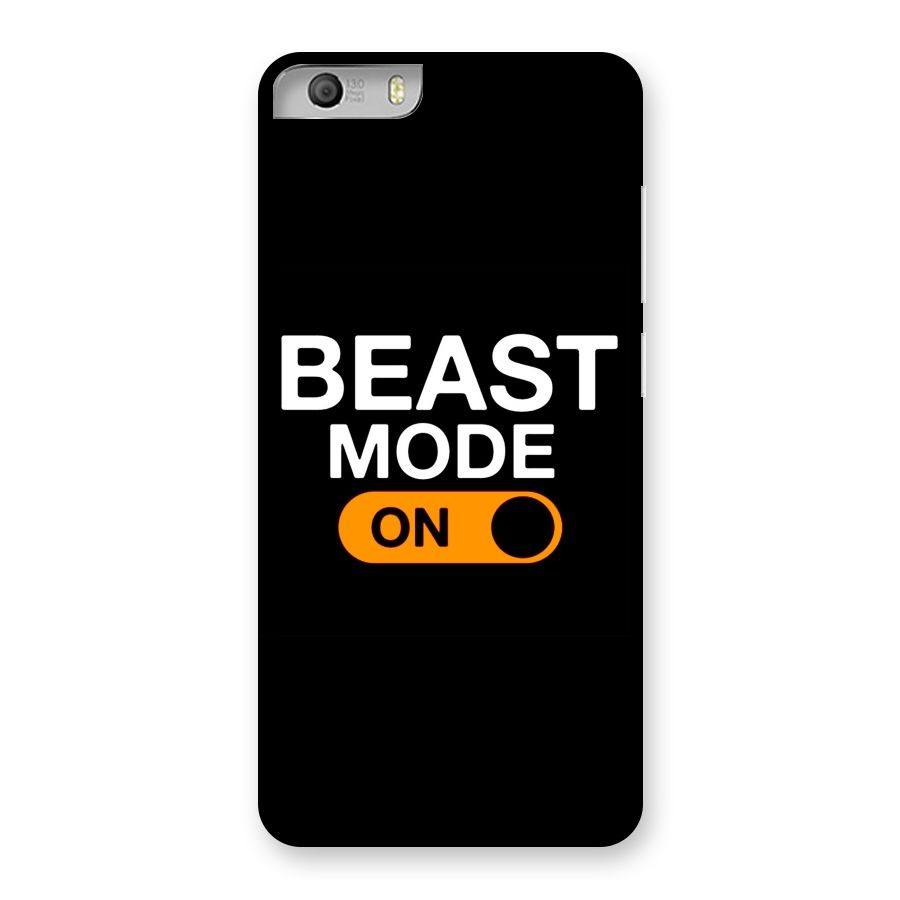 Beast Mode Switched On Back Case for Micromax Canvas Knight 2