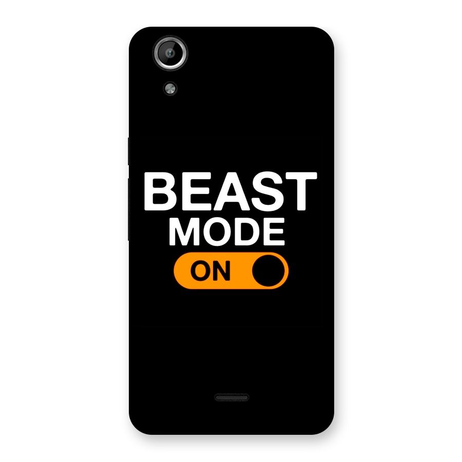 Beast Mode Switched On Back Case for Micromax Canvas Selfie Lens Q345